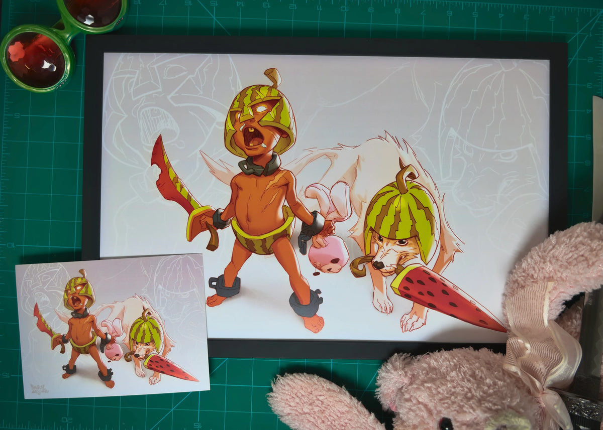 Watermelon Warriors, Original Art