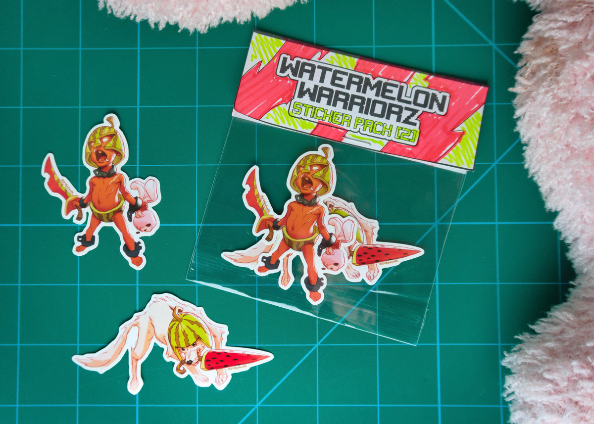 Watermelon Warriorz Sticker Pack